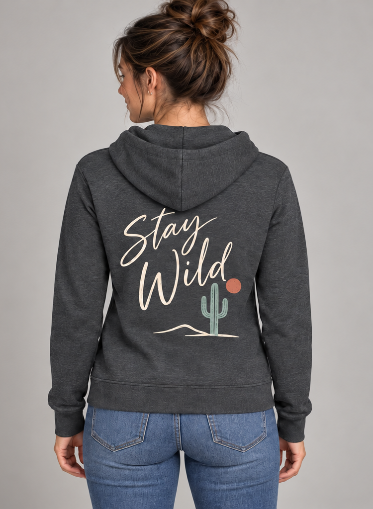 Stay Wild Premium Women’s Hoodie