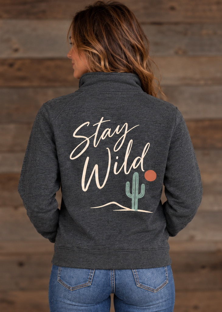 Stay Wild Quarter-Zip Pullover