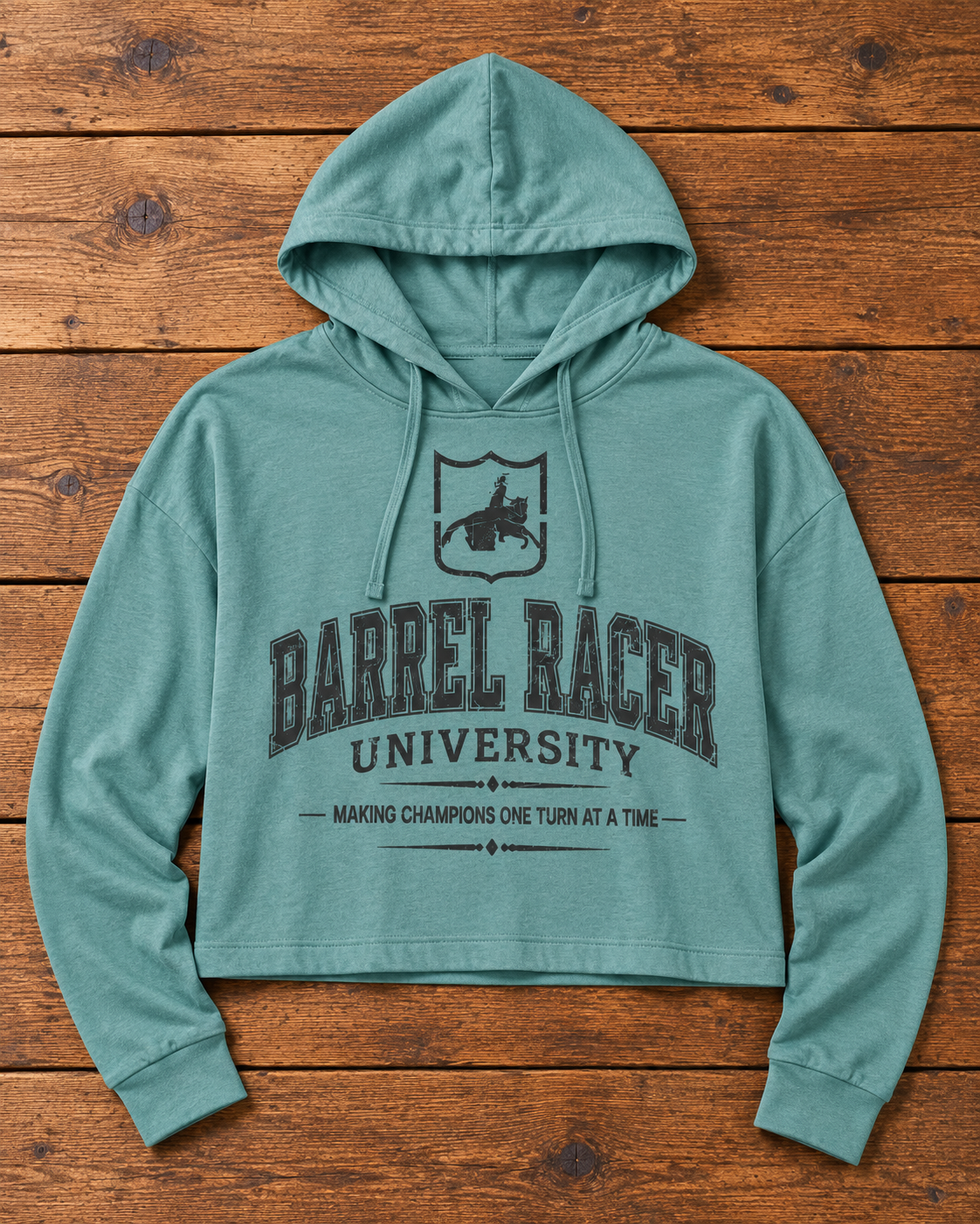Barrel Racer University Midi Long Sleeve w/ Hood